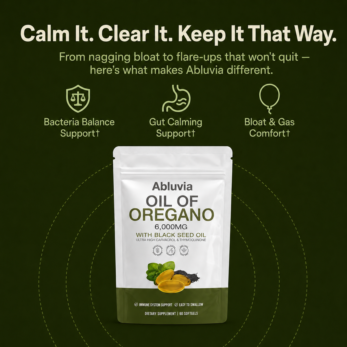 Abluvia Oil Of Oregano Softgels